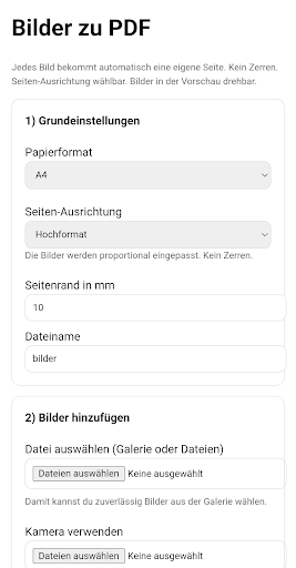 Bild zu PDF - ohne Werbung ekran görüntüsü