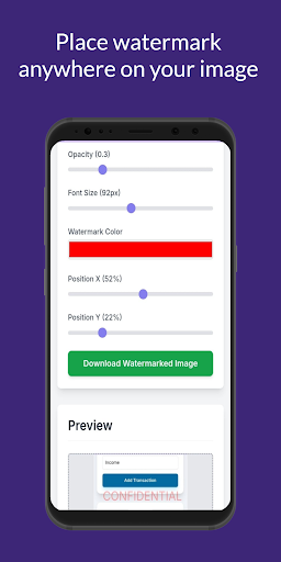 Document Watermarking App ekran görüntüsü