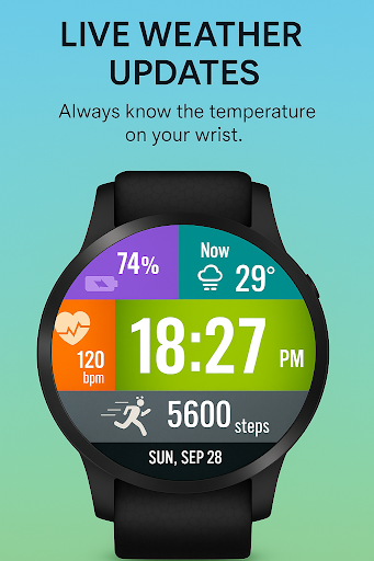 Color Dash Tiles WatchFace ekran görüntüsü
