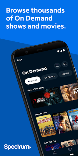 Spectrum TV ekran görüntüsü