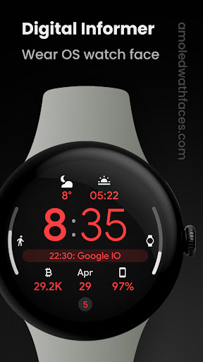 Digital Informer: Watch face ekran görüntüsü