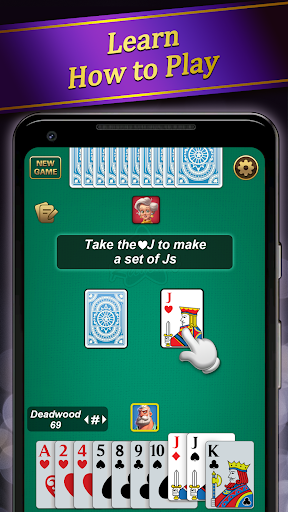 Gin Rummy: Klasik Kart Oyunu ekran görüntüsü