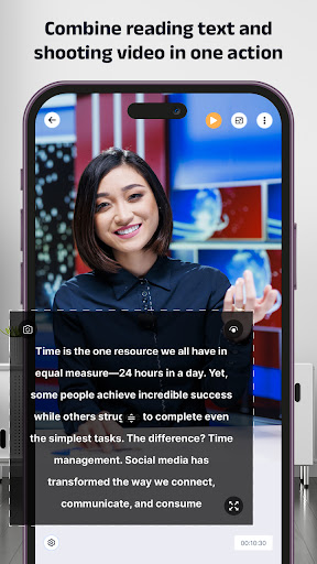Teleprompter: ScriptFlow Video ekran görüntüsü