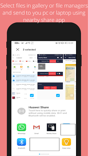 Nearby Share For Windows 10/11 ekran görüntüsü