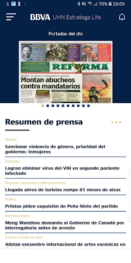 BBVA Estratega life ekran görüntüsü