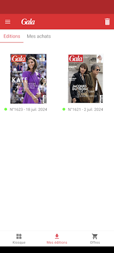 Gala le magazine ekran görüntüsü