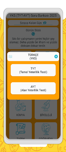 YKS (TYT-AYT) Soru Bankası ekran görüntüsü