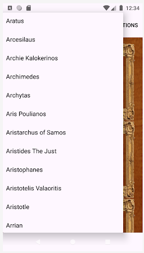 Greeks Encyclopedia ekran görüntüsü