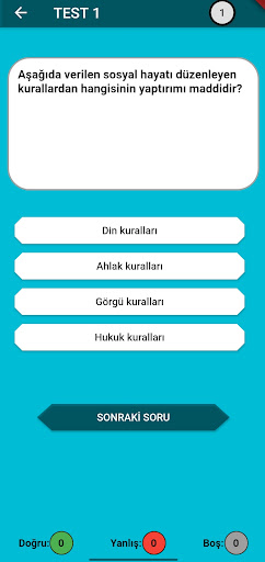 Vatandaşlık Bilgi Kartları ekran görüntüsü