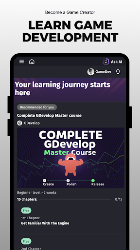 GDevelop - Create & Play Games ekran görüntüsü