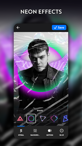 NeonArt Fotoğraf Düzenleyici ekran görüntüsü
