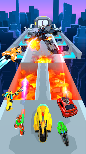Robot Run Transforming Race ekran görüntüsü