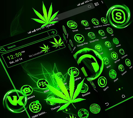 Green Leaf Launcher Theme ekran görüntüsü