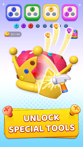 Unscrew Frenzy 3D: Bolt Master ekran görüntüsü