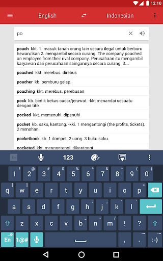 Kamus Inggris (Kamusku) ekran görüntüsü