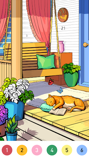 Dream Home Coloring book ekran görüntüsü