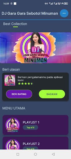 DJ Gara Gara Sebotol Minuman ekran görüntüsü