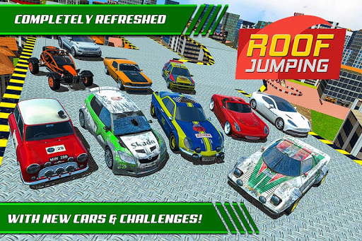 Roof Jumping Car Parking Games ekran görüntüsü