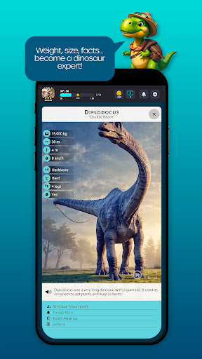 KidoQuiz: Dinosaurs! (Full) ekran görüntüsü