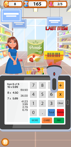 Supermarket Cashier Simulator ekran görüntüsü