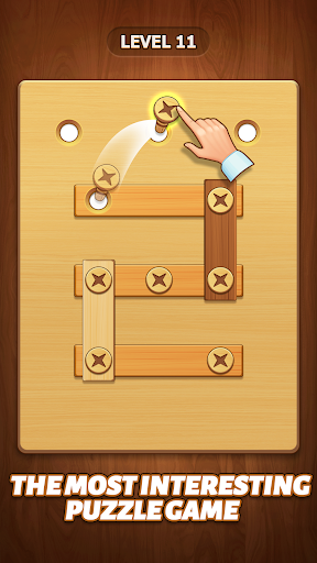 Nuts Bolts Puzzle : Wood Screw ekran görüntüsü