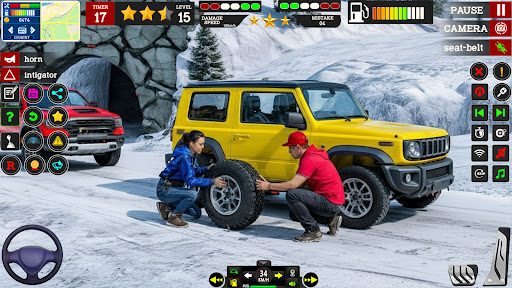 Offroad Jeep Parking Games ekran görüntüsü
