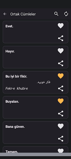 Farsça öğren ekran görüntüsü
