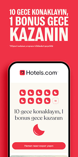 Hotels.com: Otel Rezervasyonu ekran görüntüsü