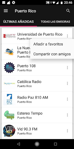 Puerto Rico Radio Stations ekran görüntüsü