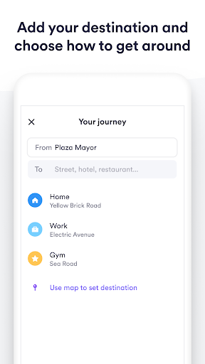 Easy Taxi, a Cabify app ekran görüntüsü