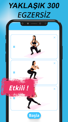 Kalça, Basen, Bacak Egzersiz ekran görüntüsü