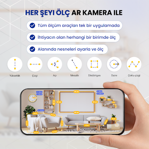 AR Ruler: Mezura ve Ölçüm ekran görüntüsü