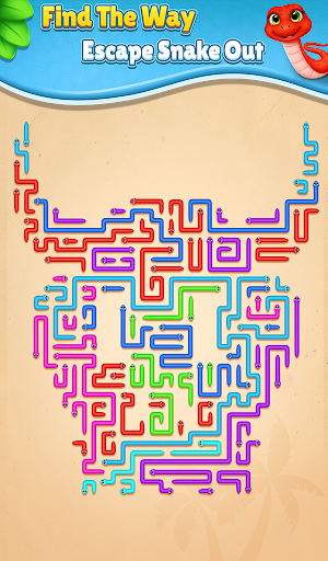 Snake Escape - Tap to Unblock ekran görüntüsü