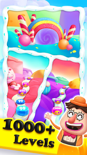 Crazy Candy Bomb-Sweet match 3 ekran görüntüsü