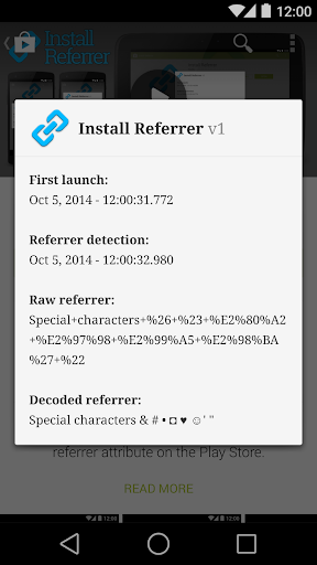 Install Referrer ekran görüntüsü