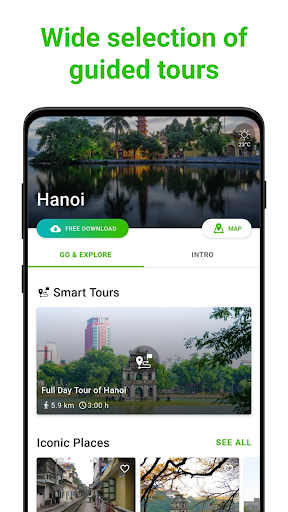 Hanoi Tour Guide:SmartGuide ekran görüntüsü