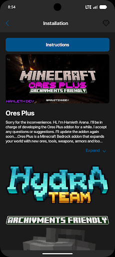 Master mod Minecraft PE ekran görüntüsü