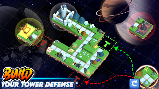 Monster Tiles TD: Tower Wars ekran görüntüsü