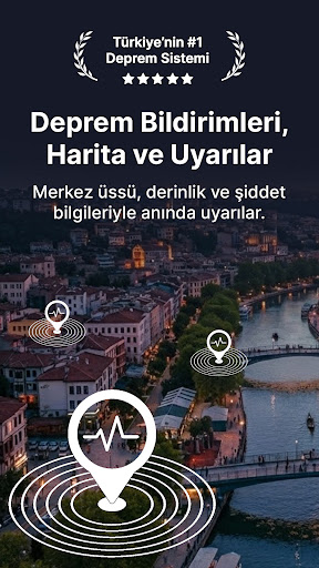 Türkiye Deprem Sistemi ekran görüntüsü