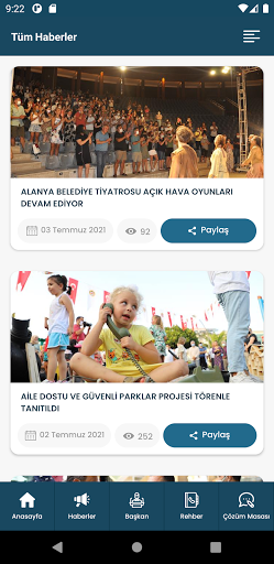 Alanya Belediyesi ekran görüntüsü