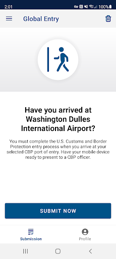 Global Entry ekran görüntüsü