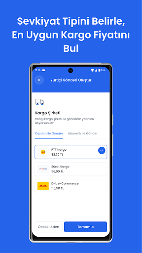 Kargom ekran görüntüsü