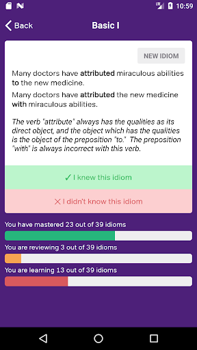 GMAT Idiom Flashcards ekran görüntüsü