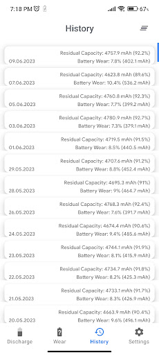 Capacity Info: Battery Health ekran görüntüsü