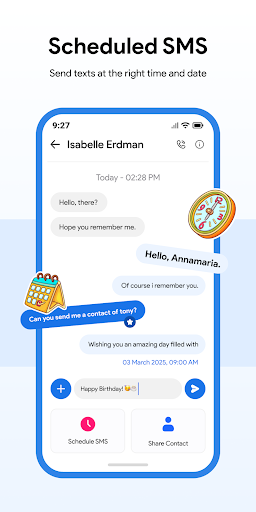 Mesajlar SMS ekran görüntüsü