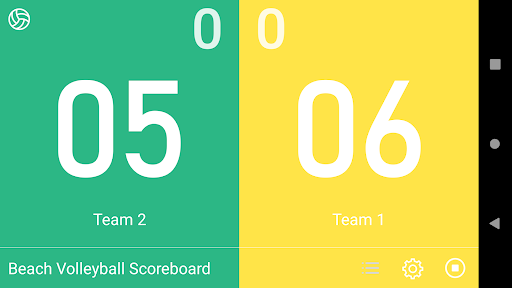 Beach Volleyball Scoreboard ekran görüntüsü