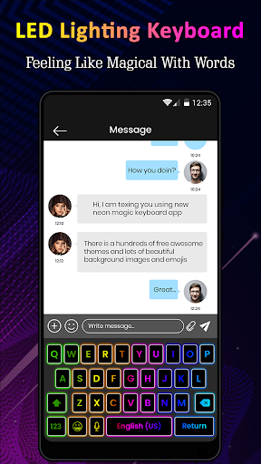 Neon LED Keyboard ekran görüntüsü