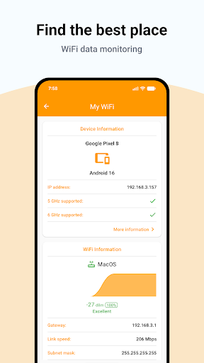 WiFi Signal Strength Meter ekran görüntüsü
