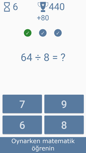 Matematik oyunları ekran görüntüsü
