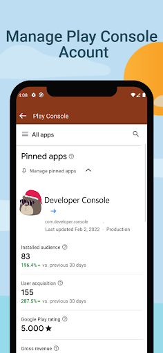 Developer Console ekran görüntüsü